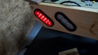 Awesome DIY Desk Light w LEDs [upl. by Nerval]