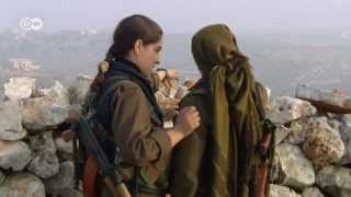 Syria Kurdish women soldiers against jihadists  Global 3000 [upl. by Belen]