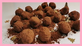 JE Teste Les Truffes au Chocolat de Cyril LignacCyril Lignac Chocolate Truffles [upl. by Gillette]