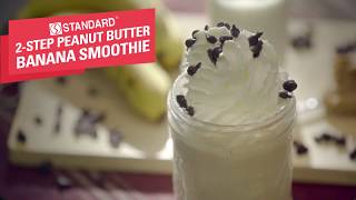 Standard Appliances Recipes  2Step Peanut Butter Banana Smoothie [upl. by Edmead]