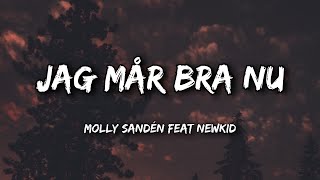 Molly Sandén feat Newkid  Jag mår bra nu Lyrics [upl. by Selym241]