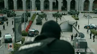 Professor enters Bank of Spain 🏦🔥🔥 scene that gives goosebumps ❤❤moneyheist professor netflix [upl. by Rior654]