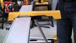 Dewalt DE7035 Heavy Duty Work Support Stand  Saw Horse [upl. by Sairacaz329]