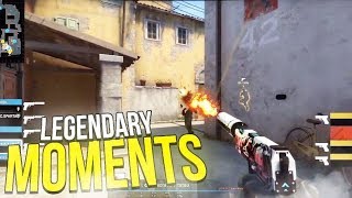 WHEN CSGO PROS MAKE LEGENDARY PLAYS ICONIC MOMENTS [upl. by Ramyar632]