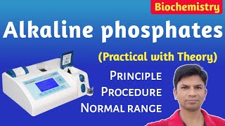 Alkaline phosphatase ALP Test Principle Procedure Normal range [upl. by Eissolf]