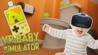 VR BABY SIMULATOR  Baby Hands  HTC Vive Gameplay [upl. by Milinda]