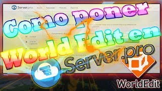 Como poner World Edit en Serverpro 2018 [upl. by Agon]