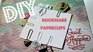 DIY ✄ Easy Bookmark Paperclips 6 Ways [upl. by Albertina]