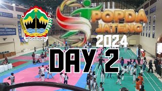 Popda SD SMP Jateng 2024 Cabor Taekwondo Day 2 [upl. by Yeleak]