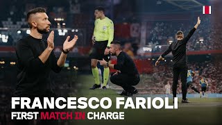 Passionate Francesco Farioli during his first Ajax match in charge 🎥 [upl. by Bocyaj]