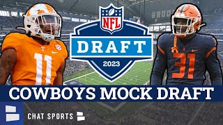 NFL Mock Draft Dallas Cowboys 7Round Draft Picks For 2023 NFL Draft [upl. by Geof865]