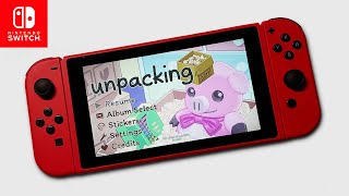 Unpacking  Nintendo Switch  handheld gameplay [upl. by Alyahc19]