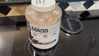 Massone Mass Gainer Protein Powder by NutraOne – Gain Mass Protein Meal Replacement Review [upl. by Lerak]