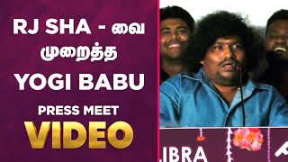 Yogi Babu Latest  Shanthanu  Murungakkai Chips Press Meet [upl. by Nodnol684]