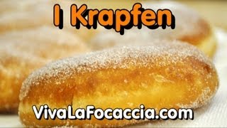 Ricetta Krapfen Bomboloni Fatti in Casa [upl. by Sucramad710]