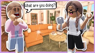 LIVING with my SISTER for 24 HOURS  Roblox Bloxburg Family Roleplay wvoices [upl. by Rednirah200]