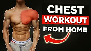 10 MIN HOME CHEST amp SHOULDERS WORKOUT NO EQUIPMENT BODYWEIGHT WORKOUT [upl. by Muffin]