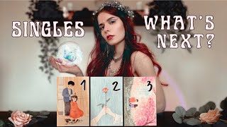 SINGLES Whats Next in Love PICK A CARD Tarot Reading [upl. by Enoved713]