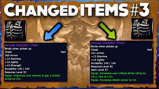 High Level Items that get Changed in Burning Crusade Classic Pre Patch [upl. by Ahgiela13]