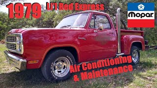 1979 Lil Red Express  SURVIVOR and a DRIVER  Air Conditioning Repair  Sway Bar Link Repair [upl. by Adnilg327]