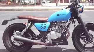 Suzuki Gn 125 scrambler o bratstyle [upl. by Crespi]