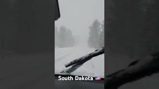 Parte 1 De nuestro viaje a South Dakota ðŸ‡ºðŸ‡¸ en Abril del 2022 â¤ï¸ snow beautiful southdakota [upl. by Quince]