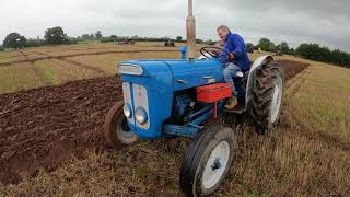 1964 Fordson Super Dexta 25 Litre 3Cyl Diesel Tractor 39 HP with Plough [upl. by Niboc384]