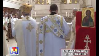 Santa Messa giubilare in Rito Bizantino Chiesa S Domenico Acquaviva 07 05 17 [upl. by Asilet892]