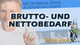 Brutto und Nettobedarf Materialwirtschaft [upl. by Harriet731]