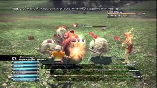 Final Fantasy XIII  Mission 55  Stage 8 primary roles  Death no shrouds cheap upgrades [upl. by Aldora559]