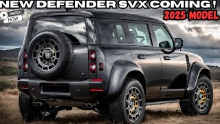 2025 Land Rover Defender SVX Official Reveal  FIRST LOOK [upl. by Corron]