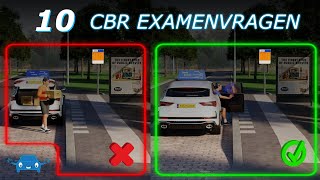 10 Lastige CBR Examenvragen  Auto Theorie Examen 2024 [upl. by Aihtnic852]