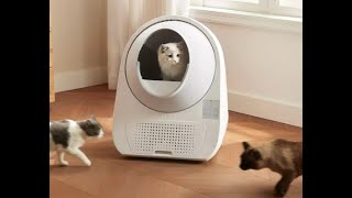 CATLINK Pro X fully automatic cat litter box [upl. by Ynes6]