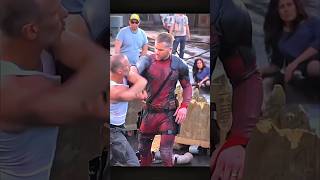 deadpool and wolverine Behind the scenes shorts viralvideo deadpool wolverine [upl. by Durrace]