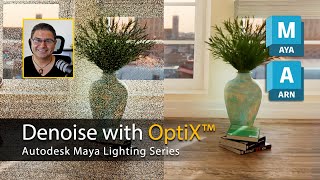 Denoise with OptiX™ in Maya [upl. by Hayley]