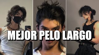 4 MEJORES PEINADOS de CABELLO LARGO hombre 2023  NO a ETAPA INCOMODA [upl. by Artina]