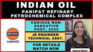 Indian Oil Recruitment For Various NonExecutive Post 2024  IOCL Latest Recruitment 2024  job [upl. by Rebmyt]