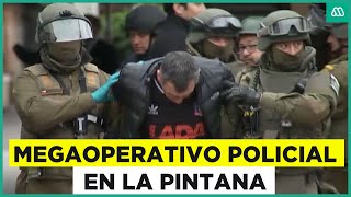 Inédito megaoperativo entre Carabineros y la PDI en La Pintana [upl. by Occer]