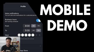 How to Use 8x8 Work Mobile App [upl. by Shiroma]