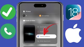 Cómo activar el aislamiento de voz en iPhone iOS 18  Habilitar el aislamiento de voz en iPhone [upl. by Lubeck126]