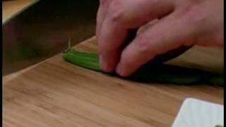 Cooking Tips  How to Clean Haricot Vert French Beans [upl. by Lowrance]