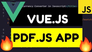 Vuejs Render PDF Document in PDFjs Using PDFjsdist Library Full Tutorial For Beginners [upl. by Dickinson14]