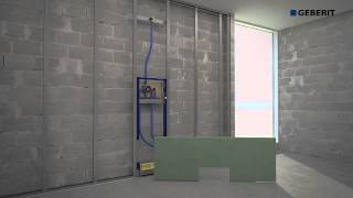 Geberit Wall Drain Duofix  Installation [upl. by Adnwahsor462]