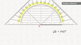Hoeken tekenen [upl. by Morehouse857]