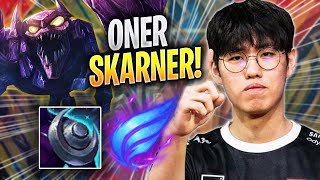 ONER IS A MONSTER WITH SKARNER  T1 Oner Plays Skarner JUNGLE vs Kindred  Season 2023 [upl. by Burford902]