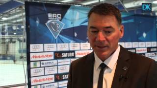 Der neue ERCCheftrainer Kurt Kleinendorst im Interview [upl. by Supmart]