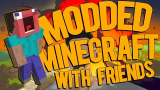 MODDED MINECRAFT WITH FRIENDS ABEPACK [upl. by Joappa]