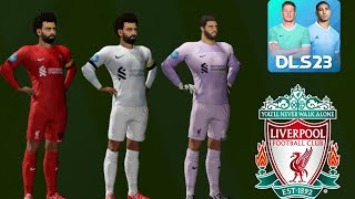 DLS 23  Liverpool kits 23  Liverpool All kits In DLS 23  Dream League Soccer 2023 dls23 [upl. by Rowe]