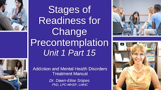 Increasing Motivation amp Readiness for Change Precontemplation  Addiction and Mental Health Recovery [upl. by Un]