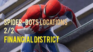 Marvels SpiderMan 2 Financial District All 2 SpiderBots Locations [upl. by Photima]